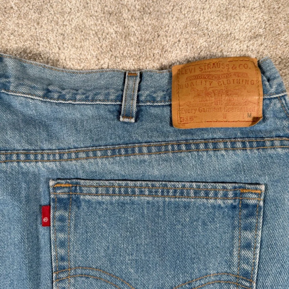Levi's 515 Boot Cut Jeans Women 24M (FITS 42x31) Blue Made in USA Vintage READ